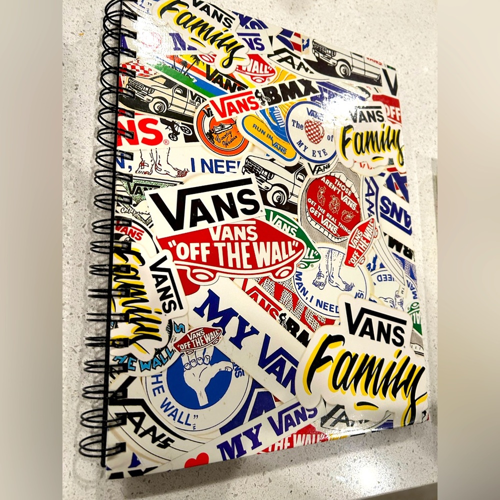 Brand New Vans 🛹 Notebook 📓Journal Sketchbook. Collectible. Sold out !